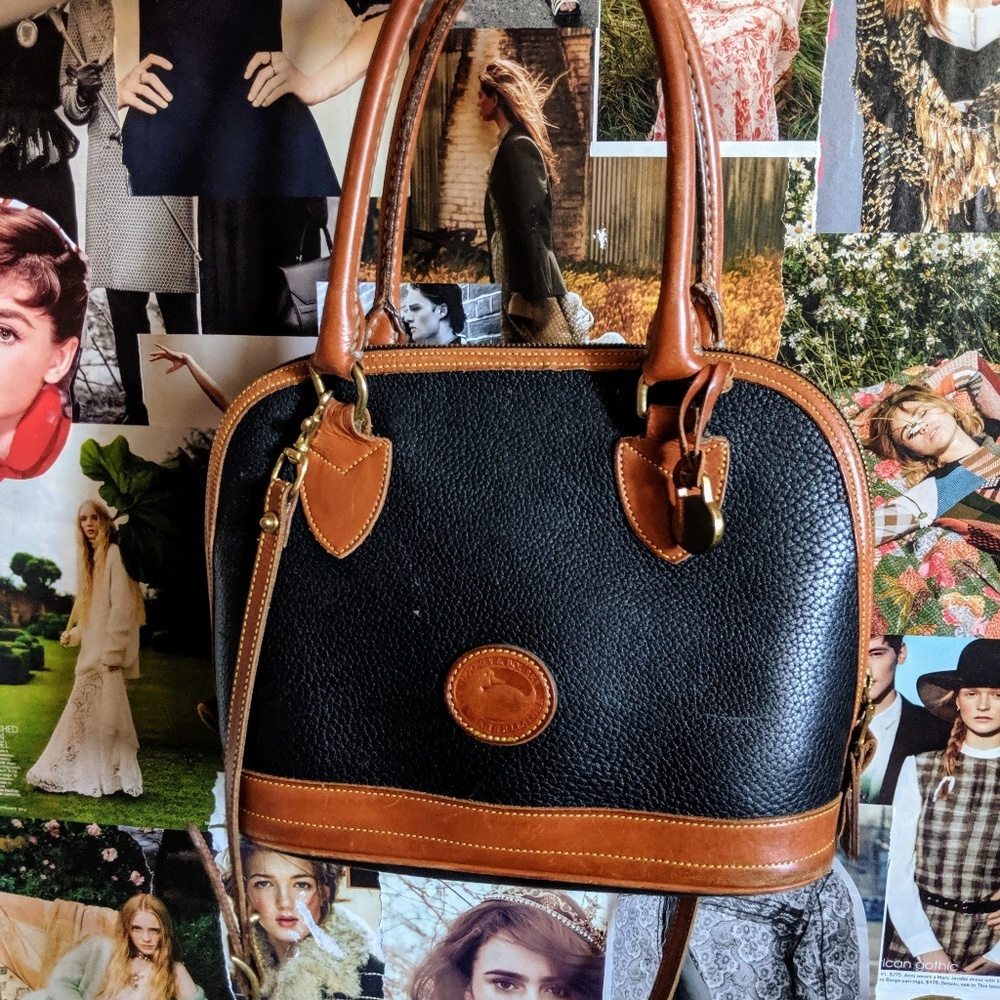 Vintage MADE IN THE USA Dooney & Bourke Black